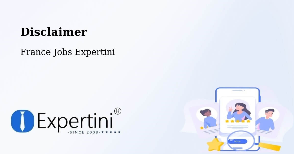 Disclaimer – Tarnos - France Jobs Expertini